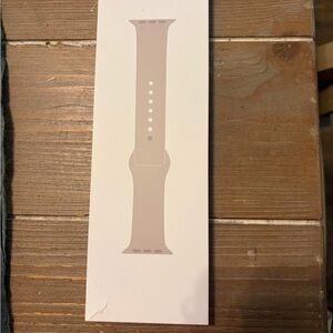 Beige Silicone Apple Watch Band - 41MM - S/M - new in box